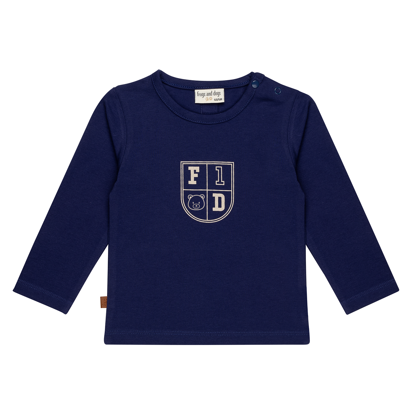 Longsleeve navy blauw babykleding   kinderkleding jongens