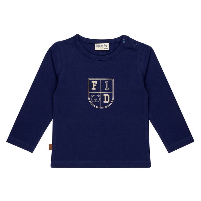 Longsleeve navy blauw babykleding   kinderkleding jongens