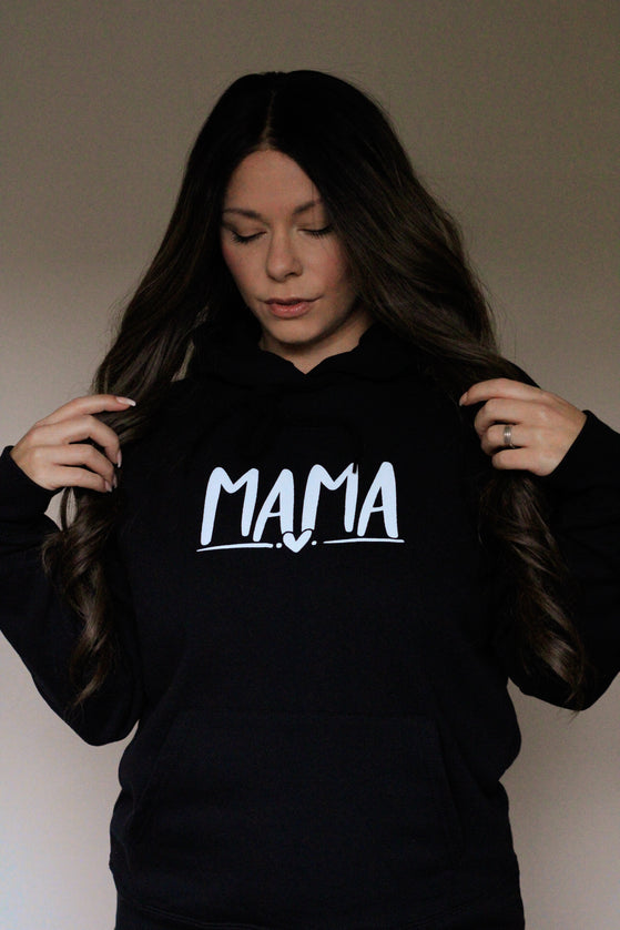 Gepersonaliseerde mama trui | Mama met hart en 3d effect