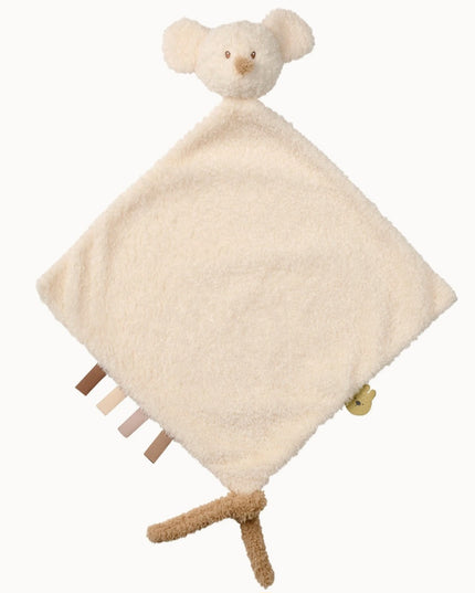 Gepersonaliseerde speendoekje - teddy muis - geborduurd