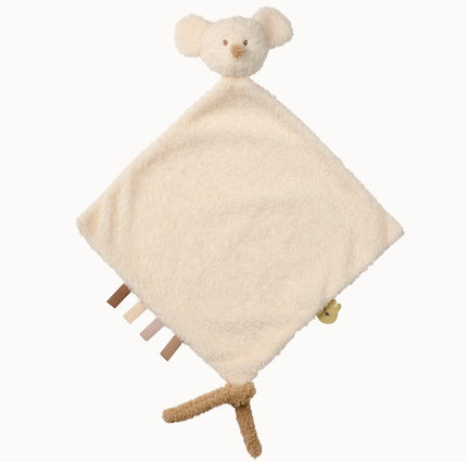 Gepersonaliseerde speendoekje - teddy muis - geborduurd
