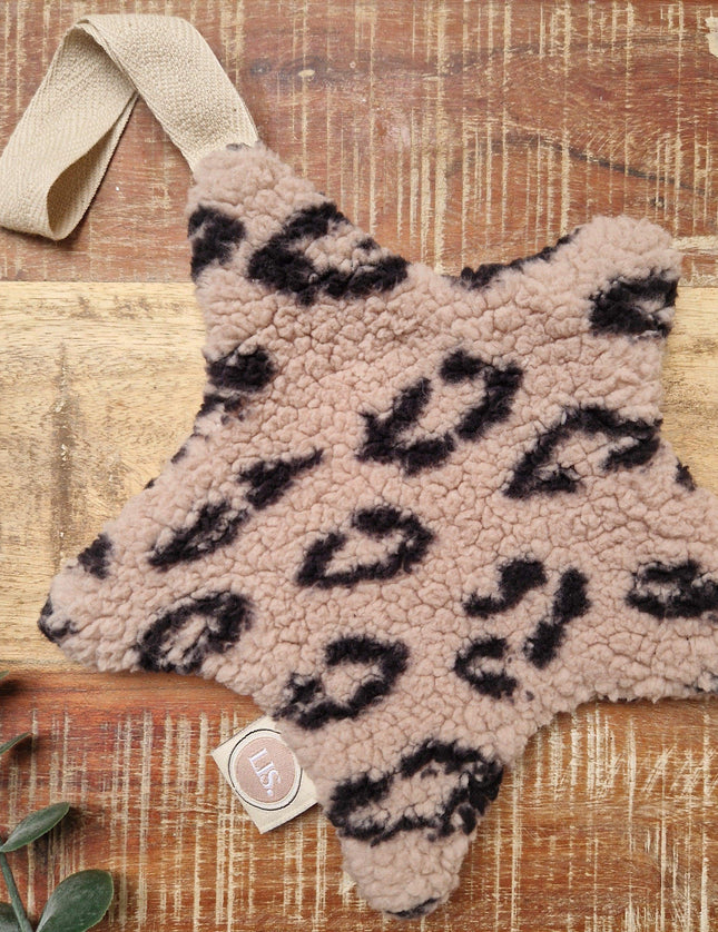 Speendoekje ster - Leopard
