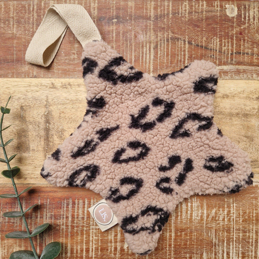 Speendoekje ster - Leopard