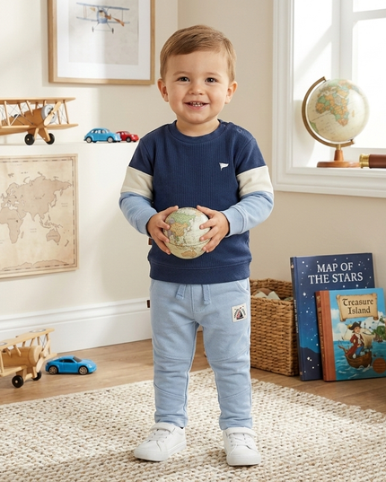 Biker pants | Licht blauw