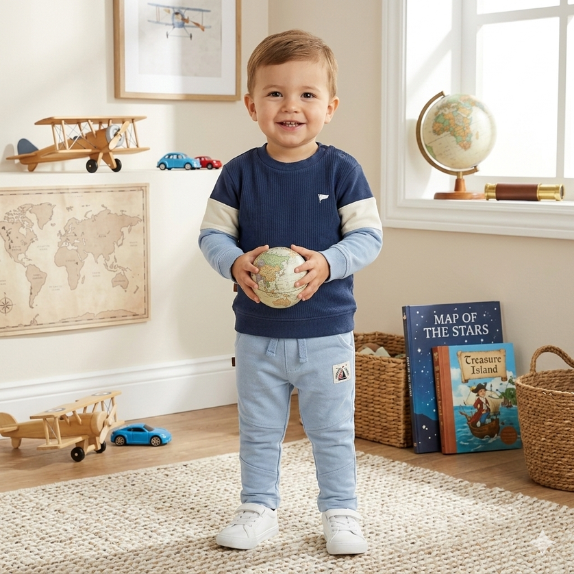 Biker pants | Licht blauw