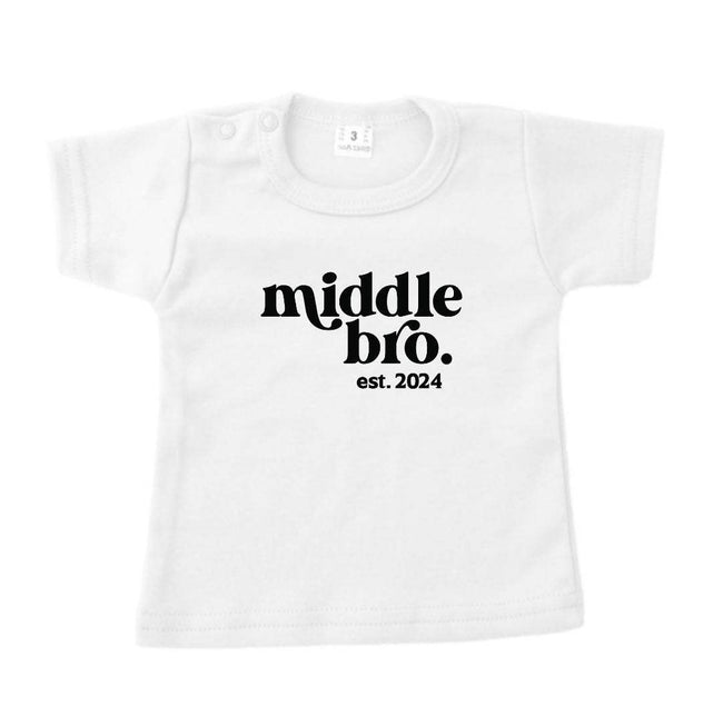 Baby t-shirt | Middle bro est. 20xx