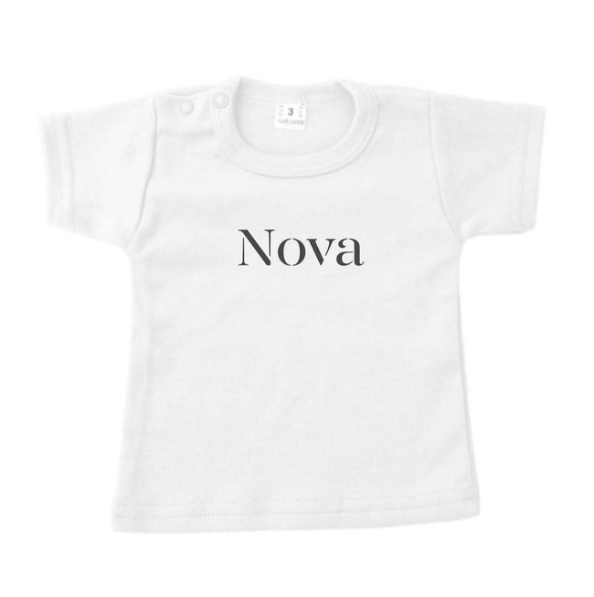 Baby t-shirt | Naam subtiel