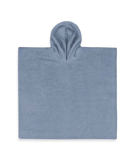 Gepersonaliseerde badstof poncho met naam – 100% Katoen kinderponcho (55x55 cm)