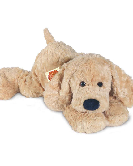 Grote pluche puppy knuffel met naam geborduurd – Luxe hond XL (40 cm)