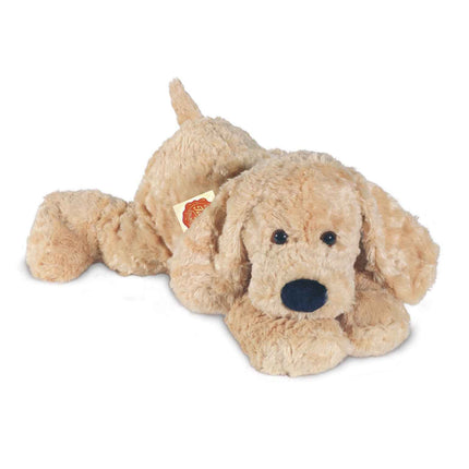 Grote pluche puppy knuffel met naam geborduurd – Luxe hond XL (40 cm)