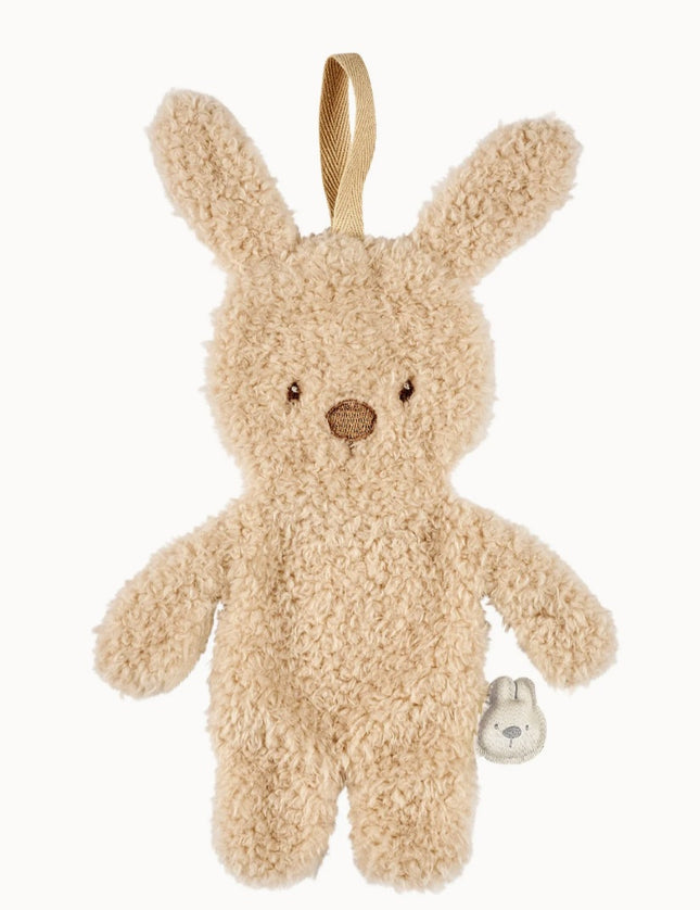 Gepersonaliseerde speendoekje - teddy konijn - geborduurd