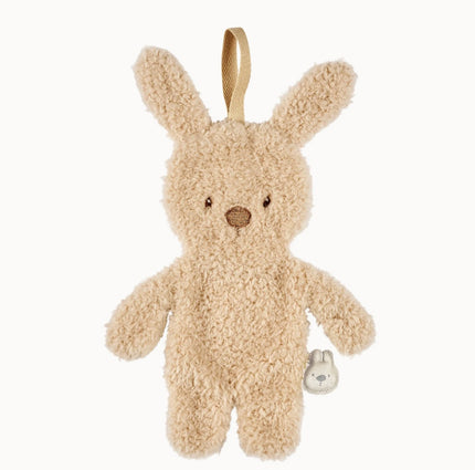 Gepersonaliseerde speendoekje - teddy konijn - geborduurd