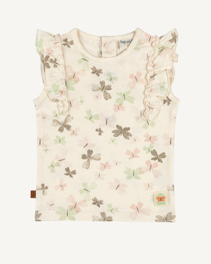 Ruffle t-shirt butterflies