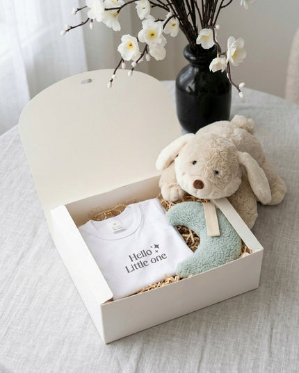 Luxe kraamcadeau giftbox  - baby set 3-delig