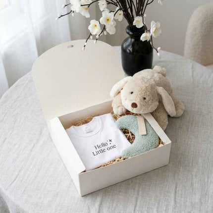 Luxe kraamcadeau giftbox  - baby set 3-delig