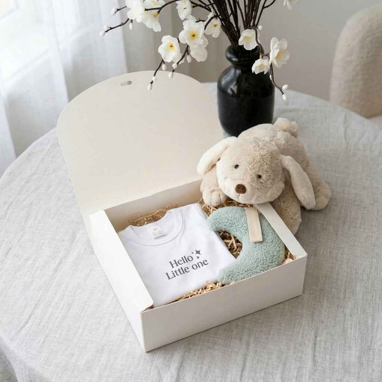 Luxe kraamcadeau giftbox  - baby set 3-delig