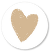 Muurcirkels | hart | 15 cm