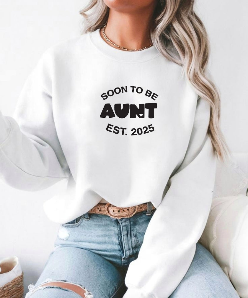 Gepersonaliseerde tante trui | Soon to be aunt est.