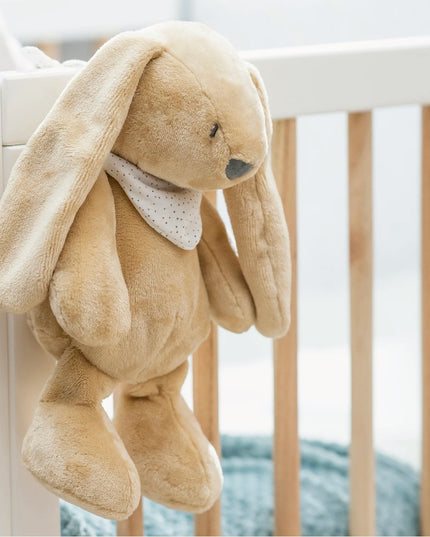 Sleepy nachtlampje knuffelkonijn met naam geborduurd – Met witte ruis, slaapliedjes & huildetectie