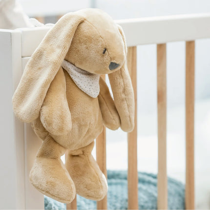 Sleepy nachtlampje knuffelkonijn met naam geborduurd – Met witte ruis, slaapliedjes & huildetectie