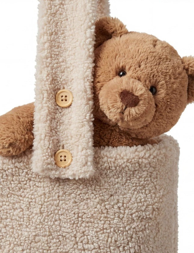 Gepersonaliseerde box zak- teddy beige