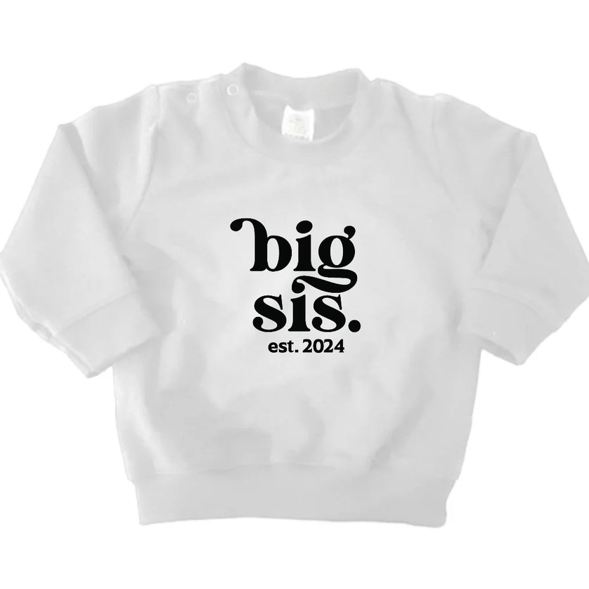Baby sweater | Big sis est.