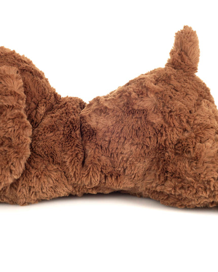 Grote pluche puppy knuffel met naam geborduurd – Luxe hond XL (40 cm)