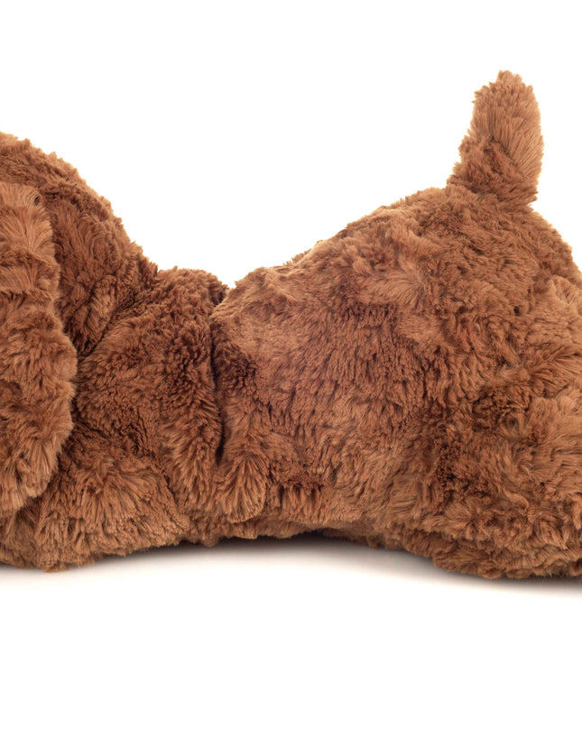 Grote pluche puppy knuffel met naam geborduurd – Luxe hond XL (40 cm)