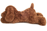 Grote pluche puppy knuffel met naam geborduurd – Luxe hond XL (40 cm)