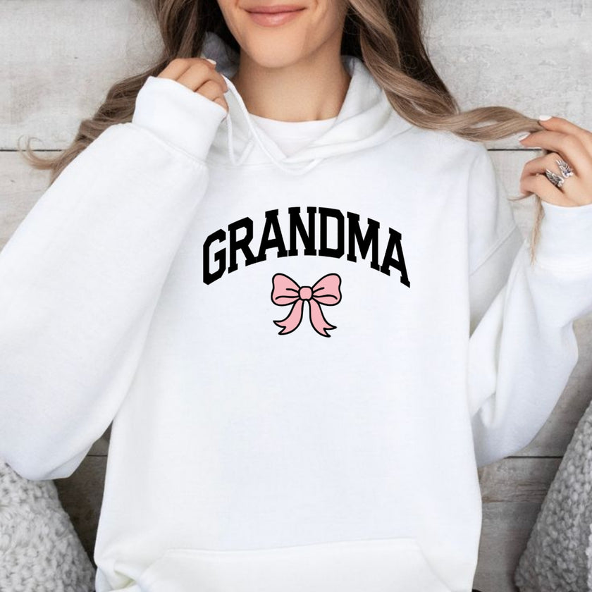 Gepersonaliseerde oma trui | Grandma bow met 3d puff