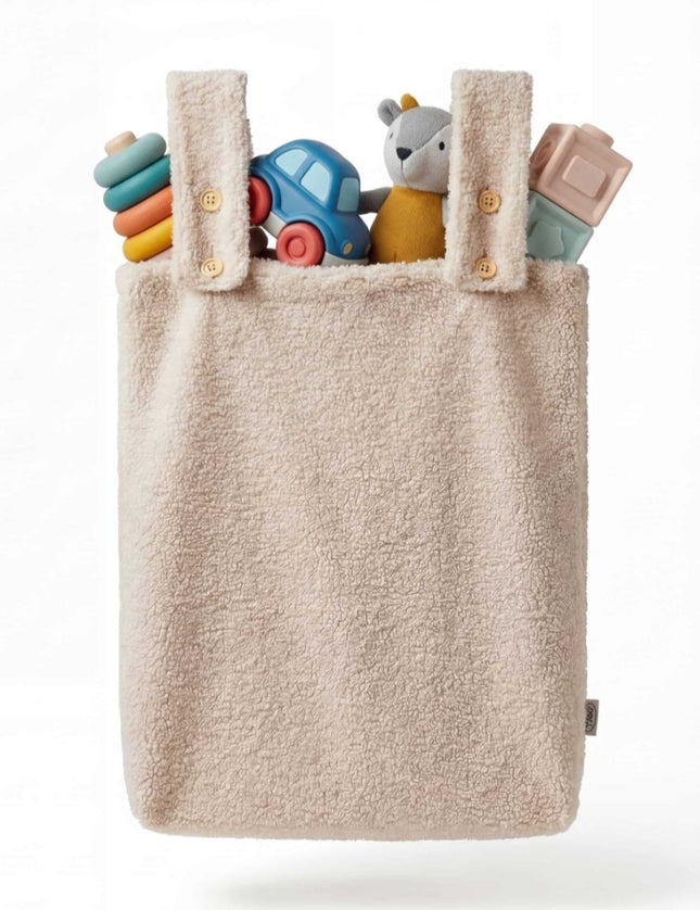 Gepersonaliseerde box zak- teddy beige