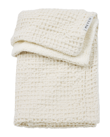 Gepersonaliseerde deken - Waffle Teddy Nature