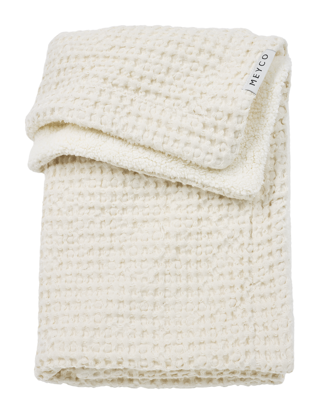 Gepersonaliseerde deken - Waffle Teddy Nature