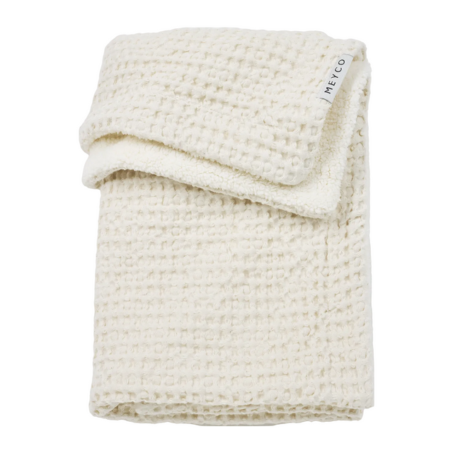 Gepersonaliseerde deken - Waffle Teddy Nature