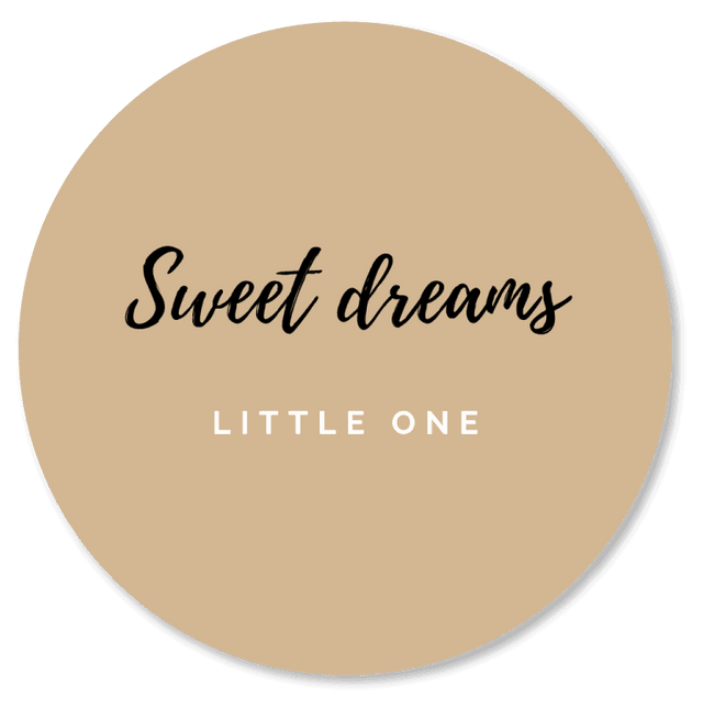 Muurcirkels |  Sweet Dreams little one | 25 cm