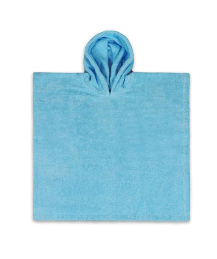 Gepersonaliseerde badstof poncho met naam – 100% Katoen kinderponcho (55x55 cm)