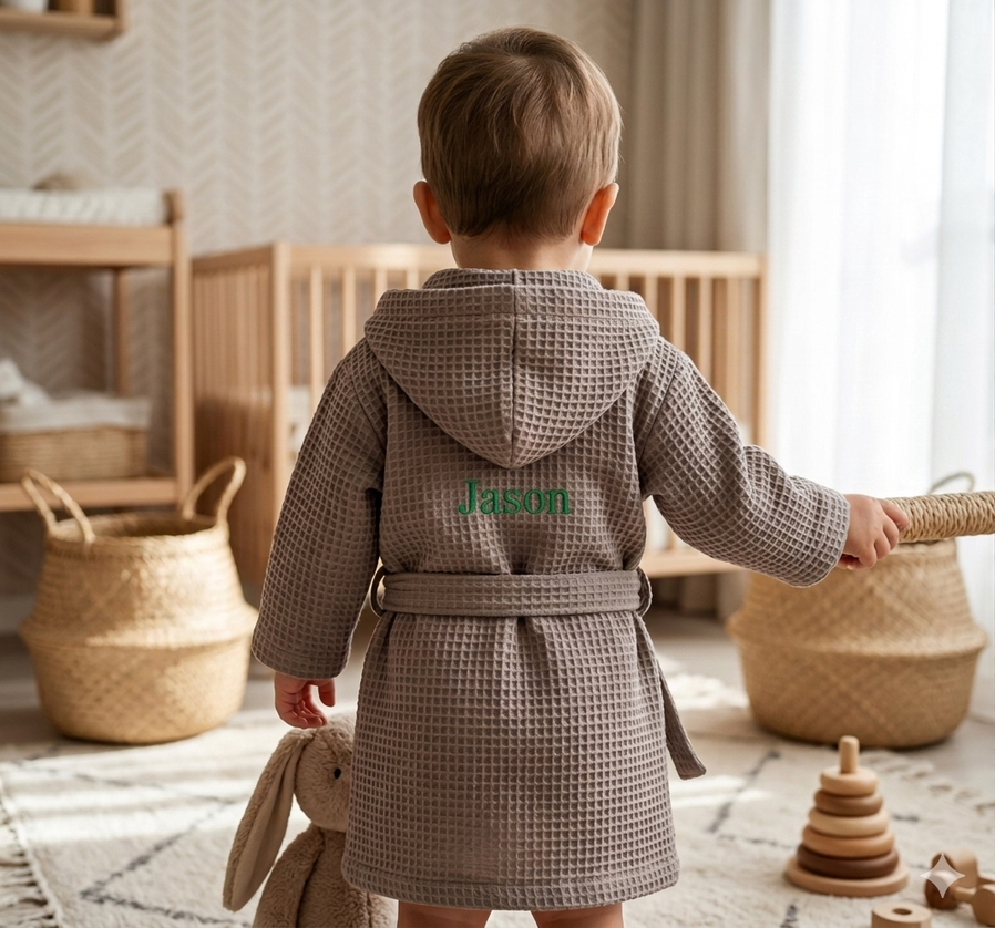 Gepersonaliseerde Badjas | wafelstof