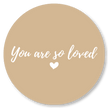 Muurcirkels | you are so loved | 25 cm