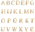 Luxe geborduurde slabber met bloemenletter – Gepersonaliseerde baby slab