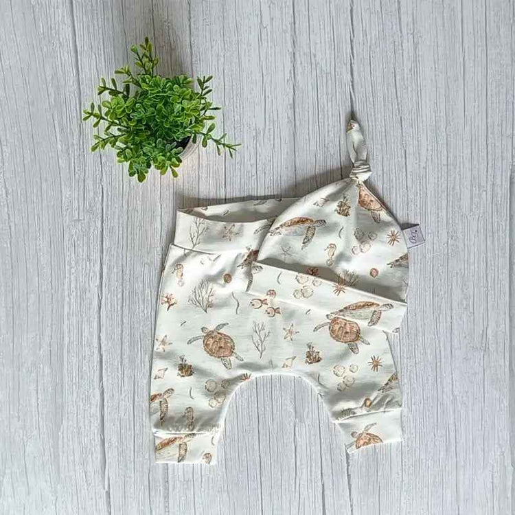 Harembroekje met schildpaddenprint