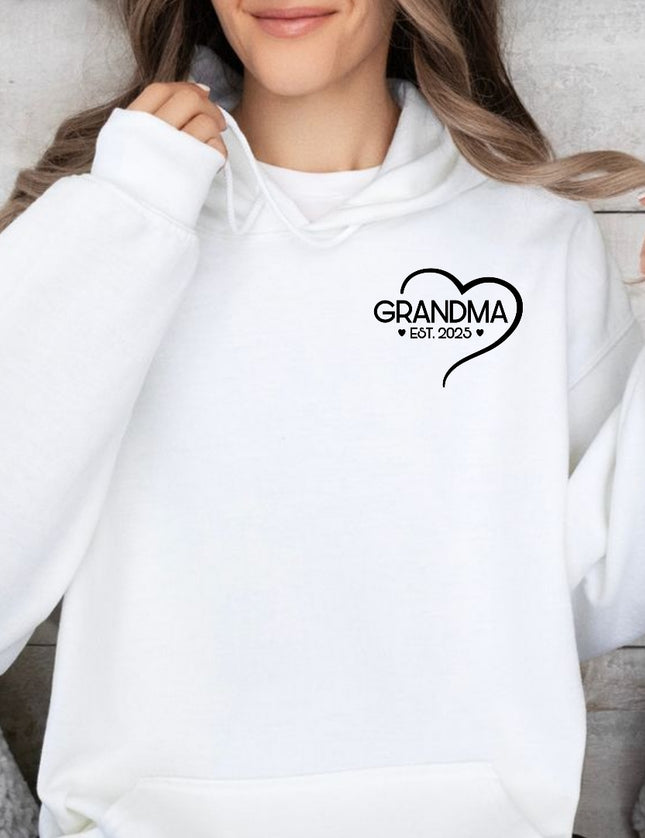 Gepersonaliseerde oma trui | Grandma heart est.