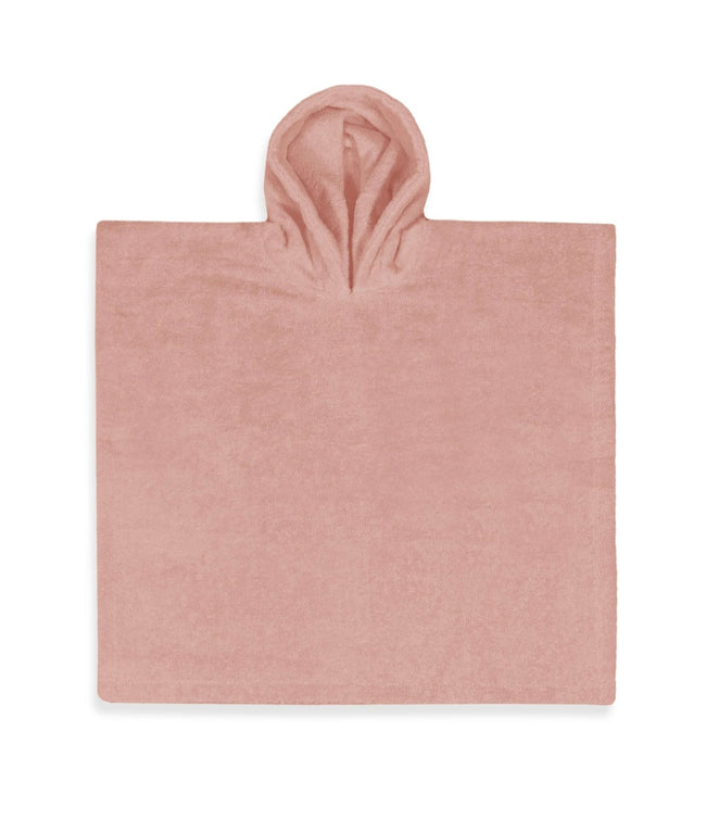 Gepersonaliseerde badstof poncho met naam – 100% Katoen kinderponcho (55x55 cm)