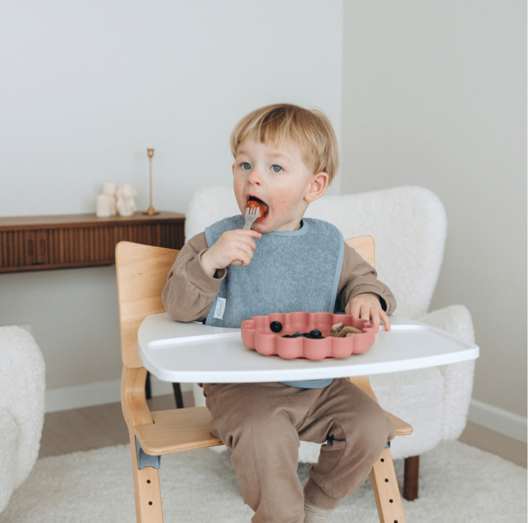 Gepersonaliseerde slabber met naam – Baby slab met klittenbandsluiting