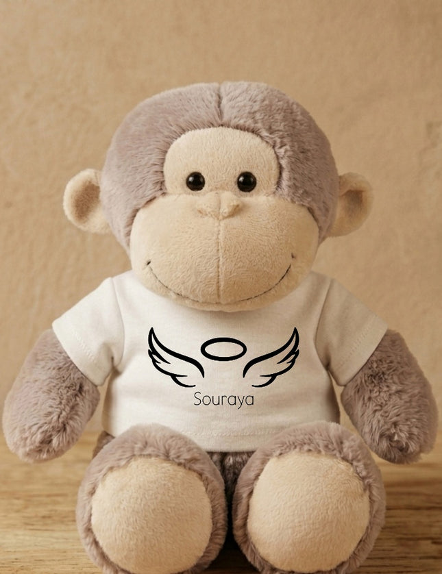 Gepersonaliseerde Herinneringsknuffel met Naam - 45 cm – In Loving Memory