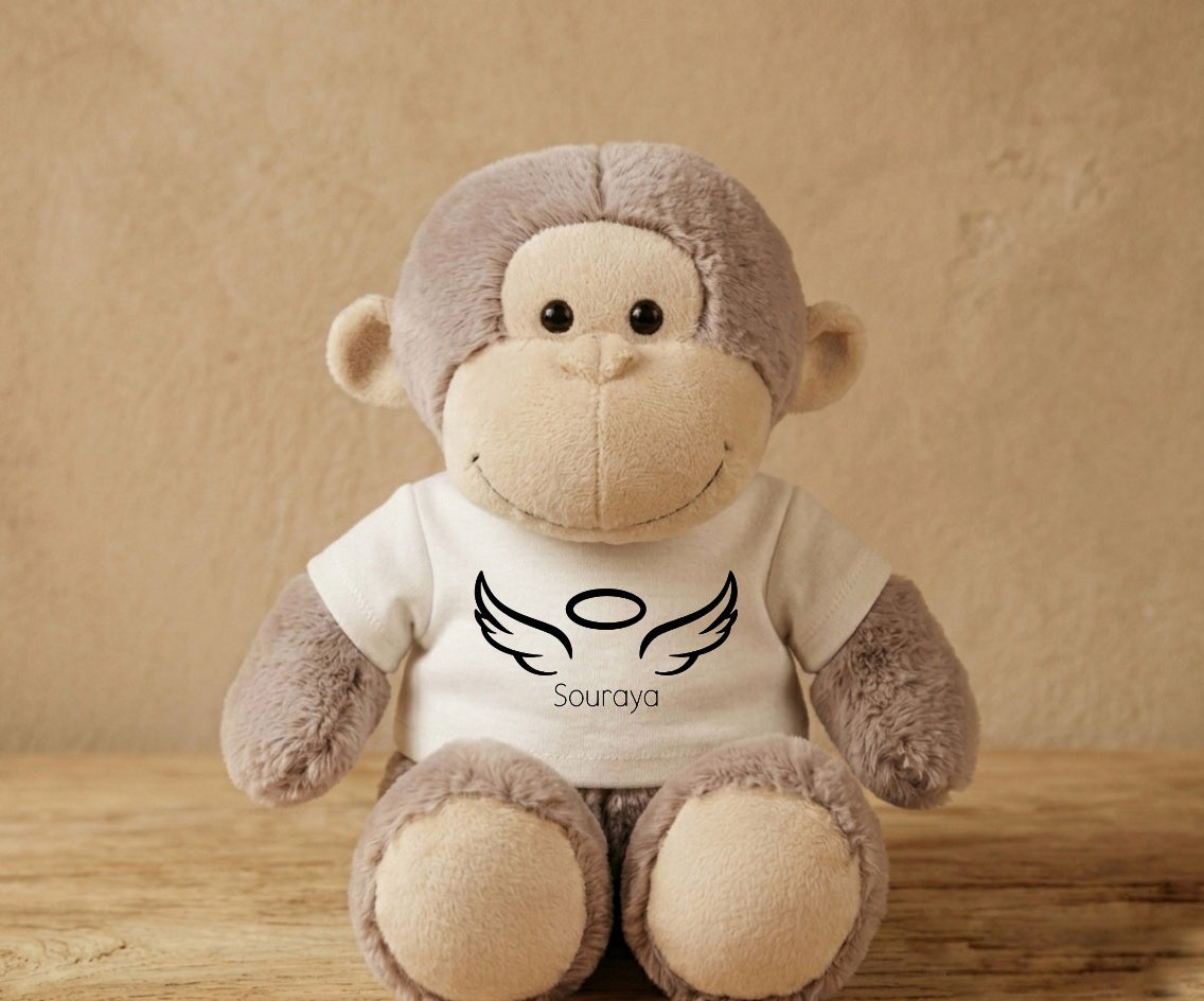 Gepersonaliseerde Herinneringsknuffel met Naam - 40 cm – In Loving Memory