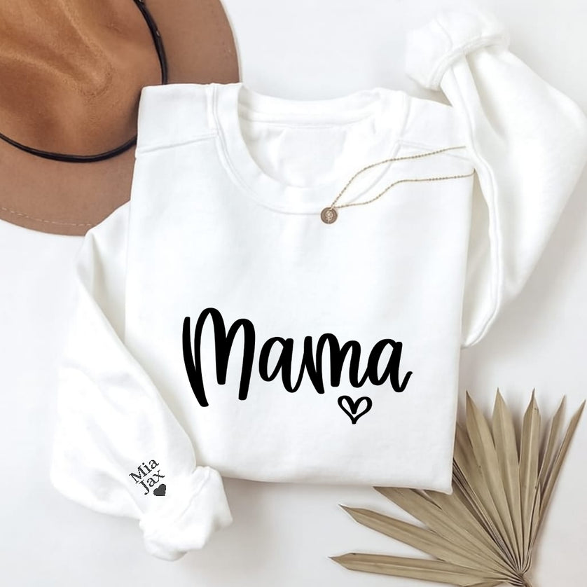 Gepersonaliseerde mama trui | Mama love heart